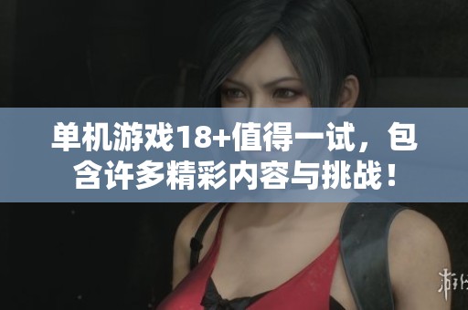 单机游戏18+值得一试，包含许多精彩内容与挑战！