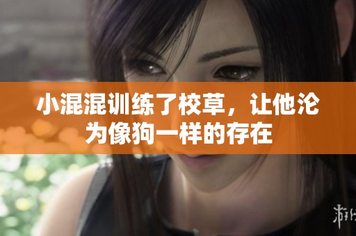 小混混训练了校草，让他沦为像狗一样的存在