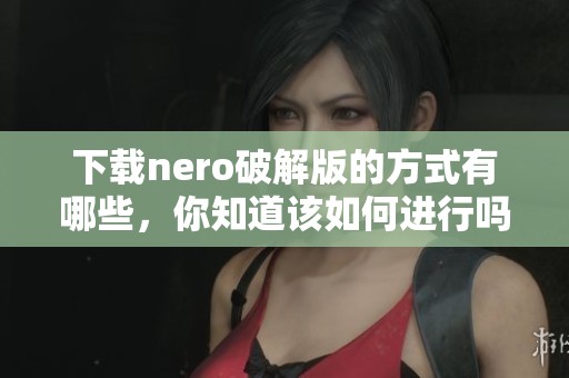 下载nero破解版的方式有哪些，你知道该如何进行吗