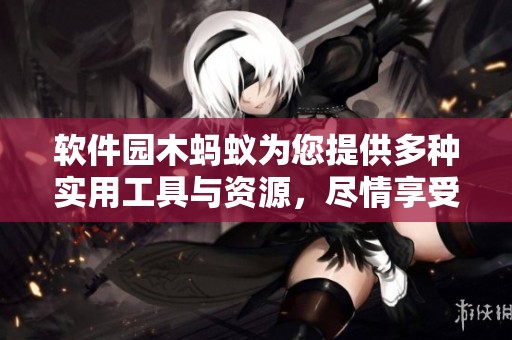 软件园木蚂蚁为您提供多种实用工具与资源，尽情享受便利的网络服务