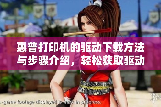 惠普打印机的驱动下载方法与步骤介绍，轻松获取驱动程序的最佳途径