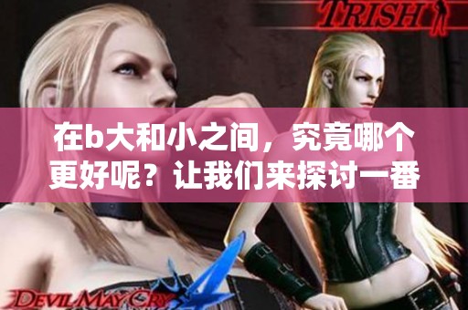 在b大和小之间，究竟哪个更好呢？让我们来探讨一番吧。