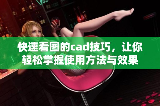 快速看图的cad技巧，让你轻松掌握使用方法与效果