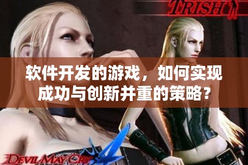 软件开发的游戏，如何实现成功与创新并重的策略？