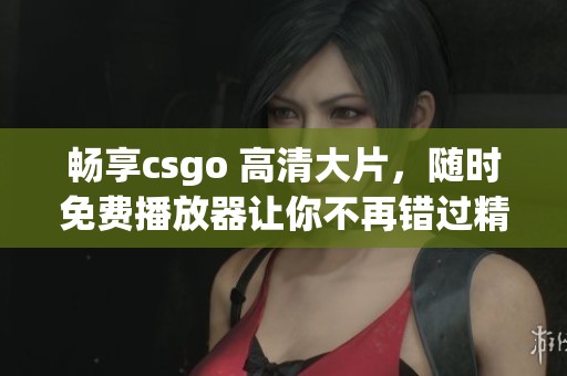 畅享csgo 高清大片，随时免费播放器让你不再错过精彩片段