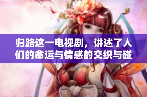 归路这一电视剧，讲述了人们的命运与情感的交织与碰撞