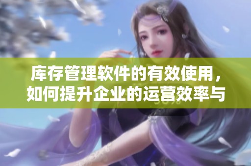 库存管理软件的有效使用，如何提升企业的运营效率与管理水平