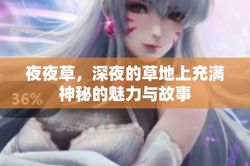 **草，深夜的草地上充满神秘的魅力与故事