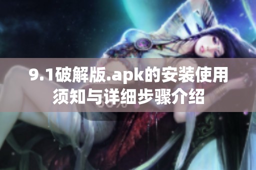 9.1破解版.apk的安装使用须知与详细步骤介绍