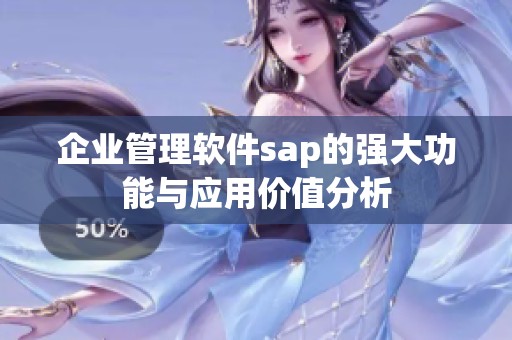 企业管理软件sap的强大功能与应用价值分析