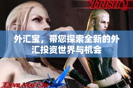 外汇宝，带您探索全新的外汇投资世界与机会