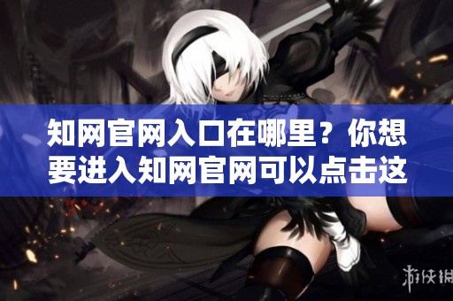 知网官网入口在哪里？你想要进入知网官网可以点击这里获取。
