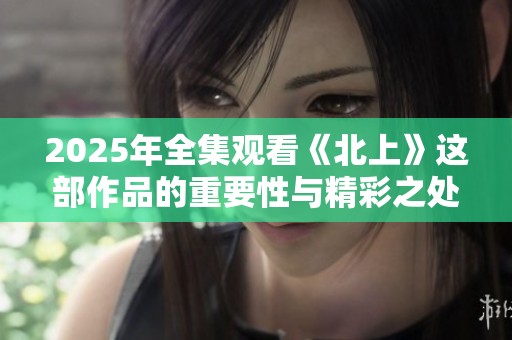 2025年全集观看《北上》这部作品的重要性与精彩之处探讨