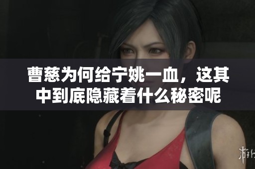 曹慈为何给宁姚一血，这其中到底隐藏着什么秘密呢