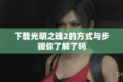 下载光明之魂2的方式与步骤你了解了吗