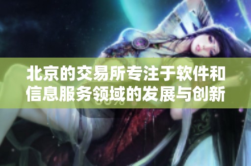 北京的交易所专注于软件和信息服务领域的发展与创新