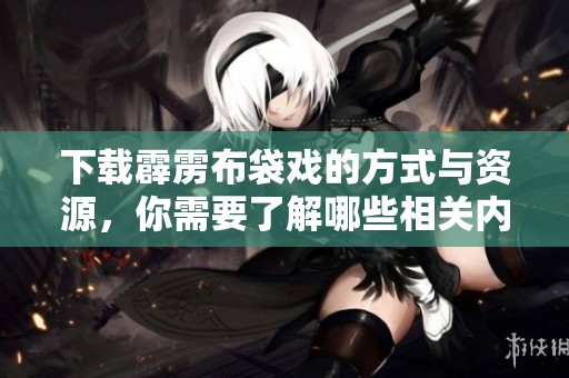 下载霹雳布袋戏的方式与资源，你需要了解哪些相关内容呢
