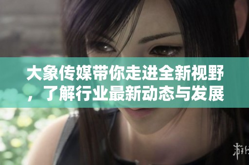 大象传媒带你走进全新视野，了解行业最新动态与发展趋势