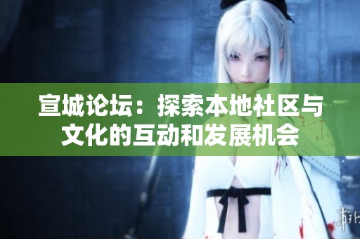 宣城论坛：探索本地社区与文化的互动和发展机会