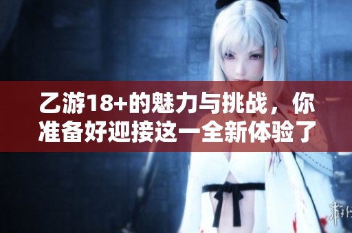 乙游18+的魅力与挑战，你准备好迎接这一全新体验了吗