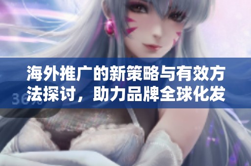 海外推广的新策略与有效方法探讨，助力品牌全球化发展之路