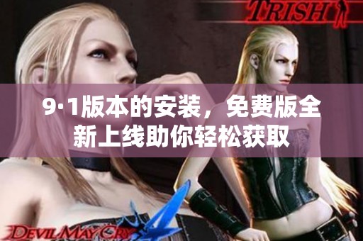 9·1版本的安装，免费版全新上线助你轻松获取